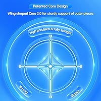 Vista 3 de GAN 356 R S 2, 3x3 Speed Cube Gans Classic No Magnético Magic Cube Rompecabezas Práctica Resolver Núcleo en forma de ala 2.0, Corte de esquina