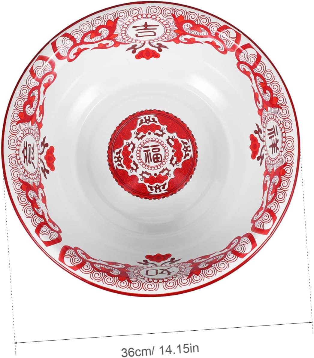 Enamelware Vintage Kitchen Bowl Large Enamel Basin for Mixing Washing Vegetables and Serving Soup Retro Design for Decor and Versatile