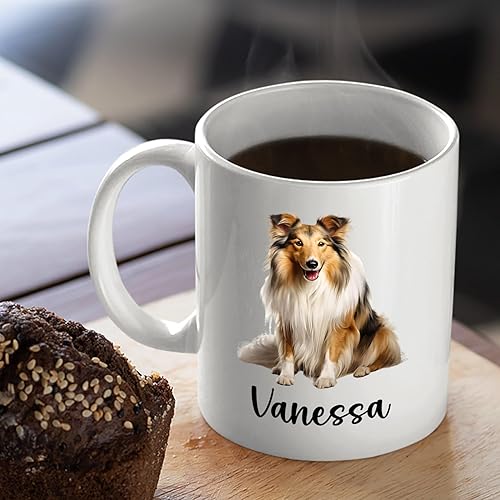 Miniatura 95 de Taza de cerámica personalizada para perros Chow Chow Chow, taza de café con nombre personalizado Chow Chow, regalos para los amantes de los perros