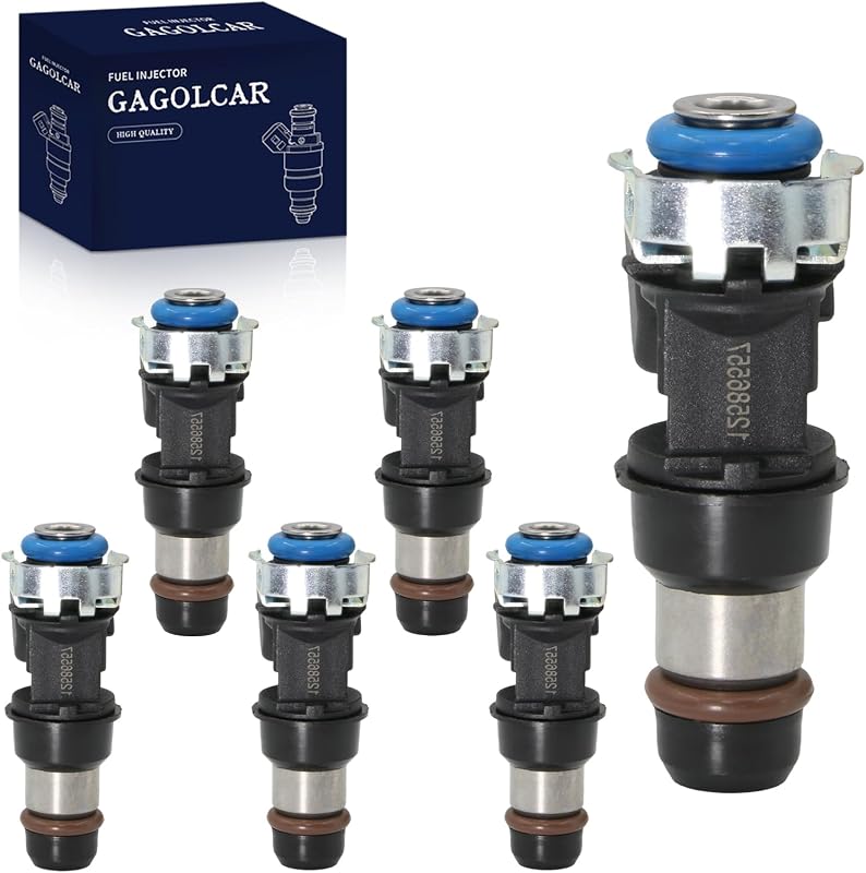 Kit de 6 bicos injetores GAGOLCAR FJ649 para Buick, Chevrolet, Pontiac e Saturn 3.5LL V6 – 6 unidades
