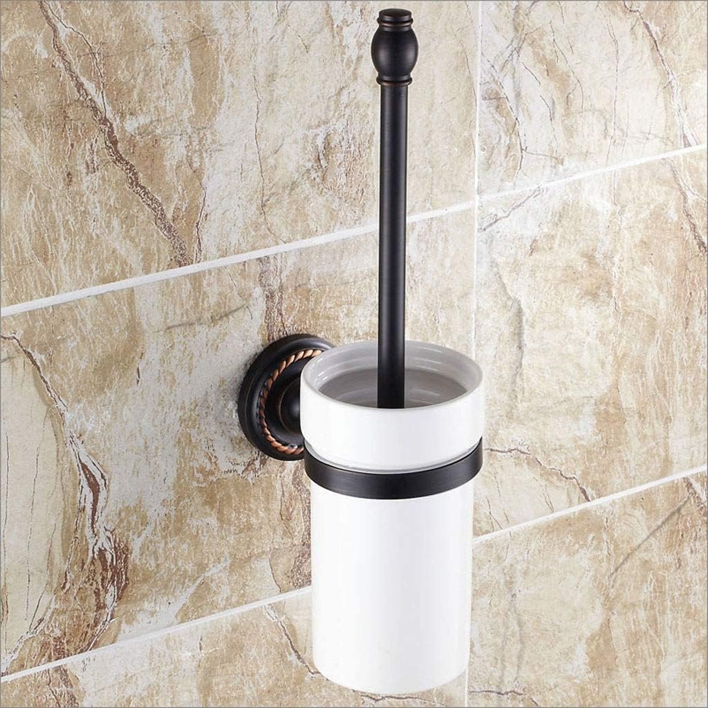 Szczotka do WC Szczotka do WC Antyczny Czarny Mosiądz Łazienka Uchwyt Na Szczotkę Wc Ścienny Uchwyt Szczotka WC do Łazienki do łazienki