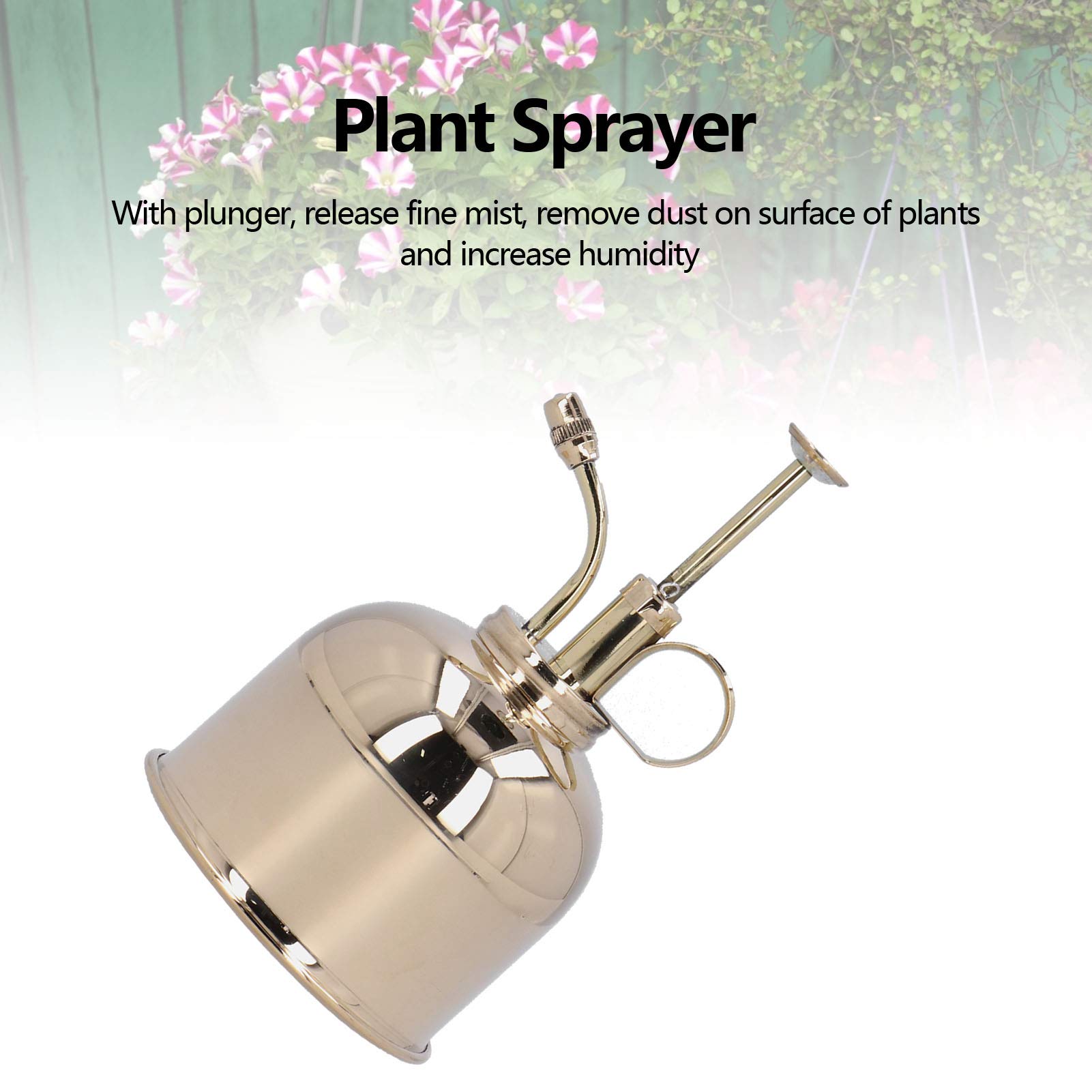Plante brumisateur, arrosoir en Acier Inoxydable métal Plante pulvérisateur brumisateur Or Plante Vaporisateur Plantes d'intérieur succulentes bonsaï Jardin Plante d'intérieur Spritzer