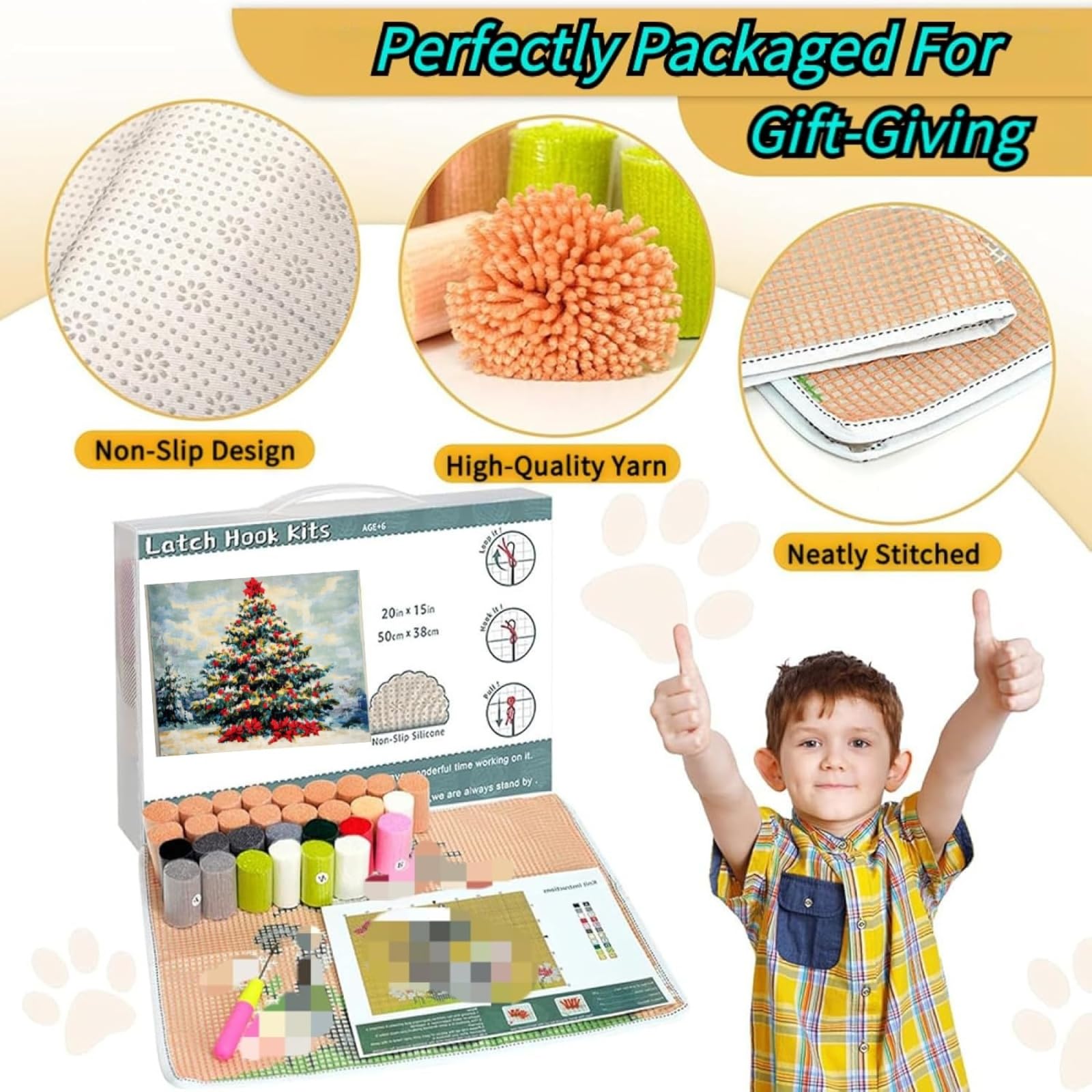 Knüpfhaken-Teppich-Set für Anfänger,Schloss Neuschwanstein,DIY-Häkelteppich Knüpfteppich für Erwachsene,Latch Hook Kits mit Vordruck,Teppich-Hakensets,kreatives Basteln,Heimdekoration-55x75cm
