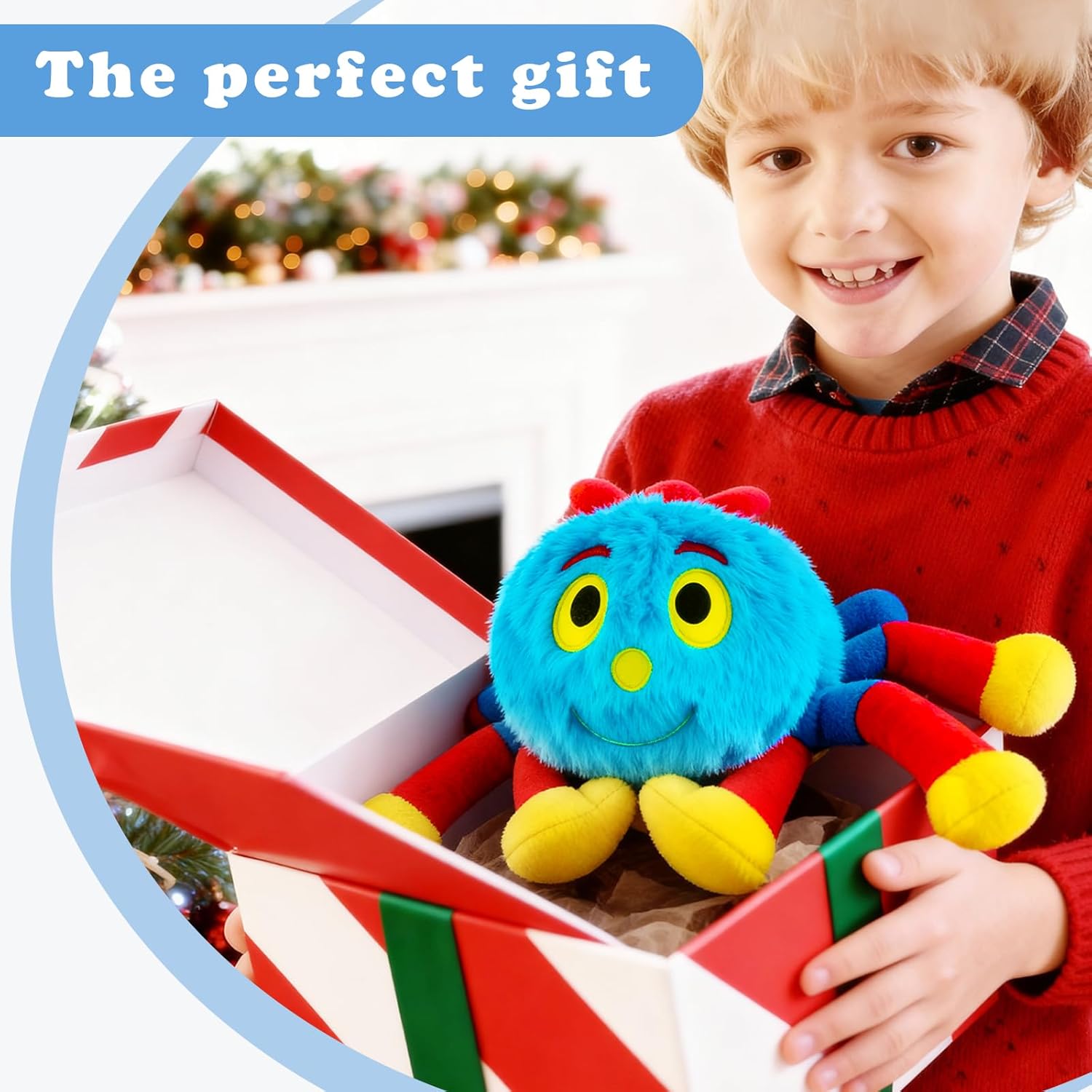 Cute Spider Plush Toy, 15.8-Inch Spider Insect Plush, Spider Stuffed Animal, for Kids