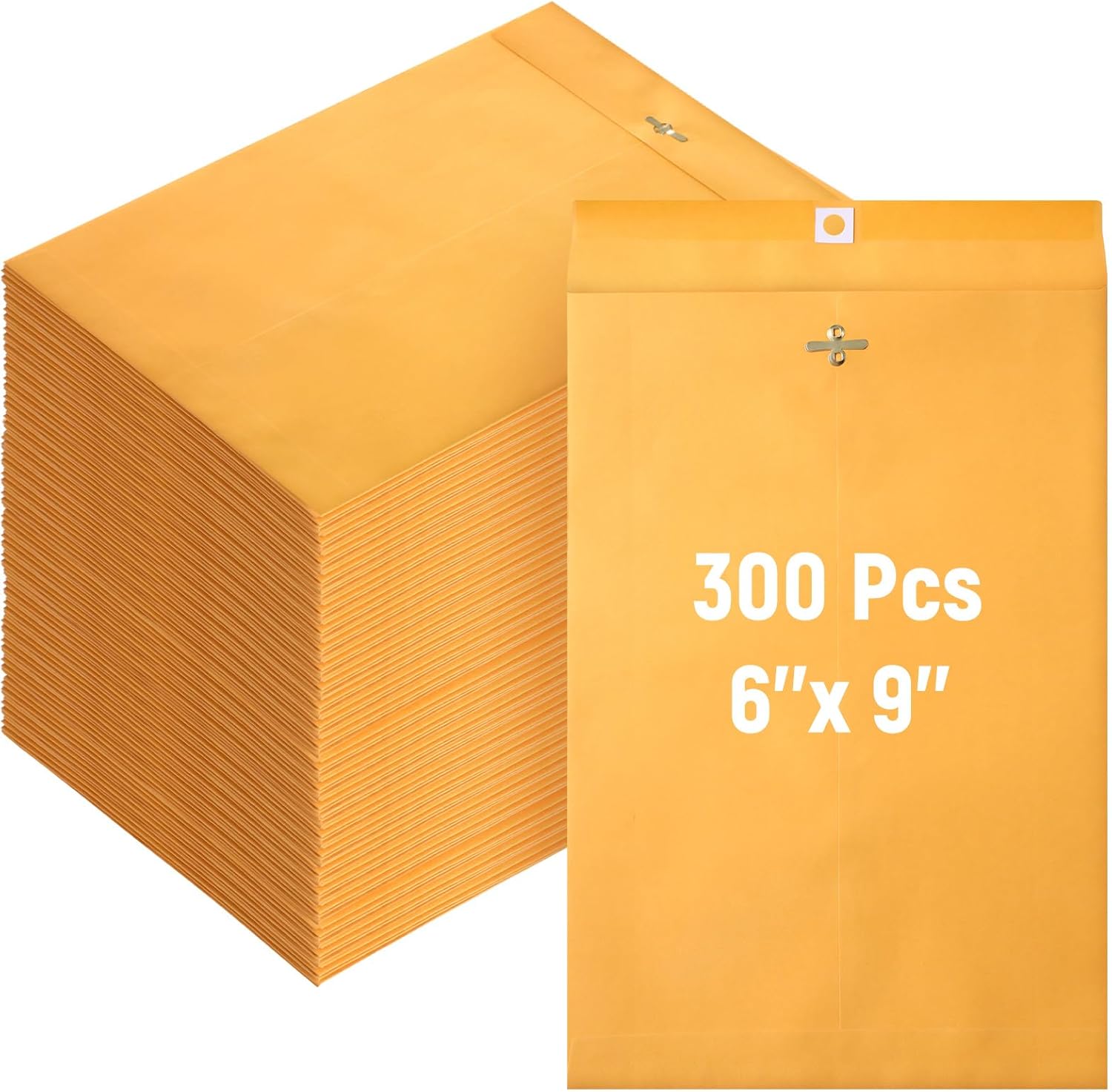 Ctosree 300 Pcs Manilla Envelopes Clasp Envelopes Bulk Brown Kraft Catalog
