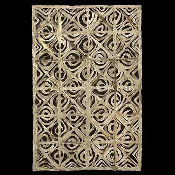 Amate Bark Paper from Mexico- Flowers Moteado 15.5x23 Inch Sheet