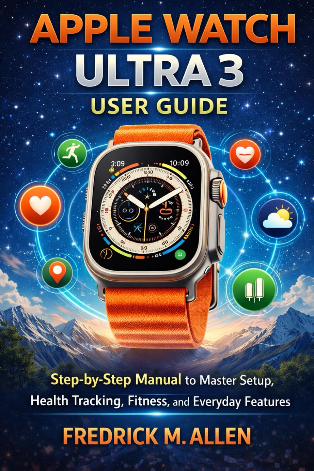 APPLE WATCH ULTRA 3 USER GUIDE: Step-by-Step Manual to Master Setup, Health Tracking, Fitness, and Everyday Features
