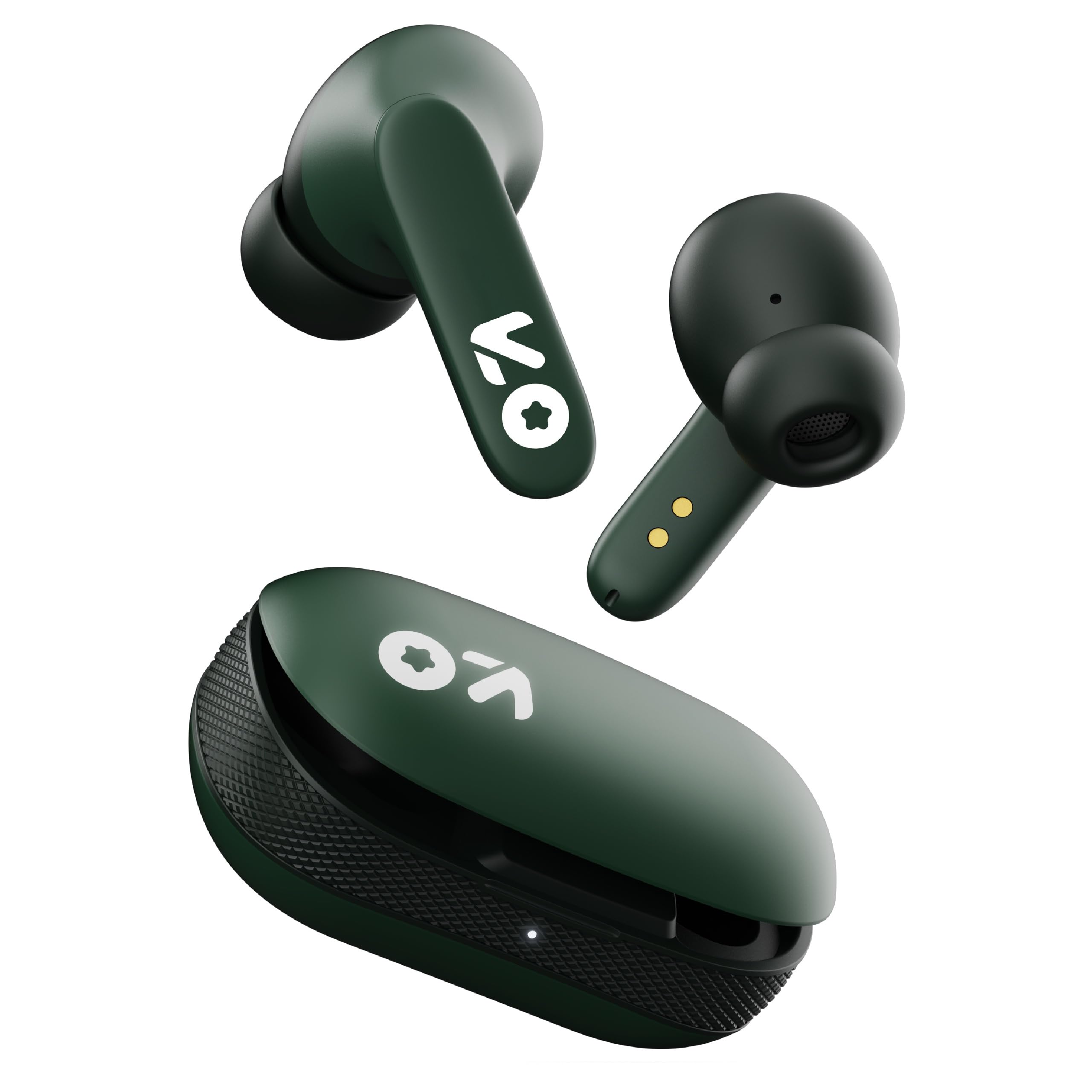 Formerly Boult Y1 Made in India Ear Buds Wireless with 50H Playtime, Clear Calling ENC Mic, Low Latency Gaming, 10mm Bass Drivers Earbuds Buds TWS Bluetooth (Green)-image-38