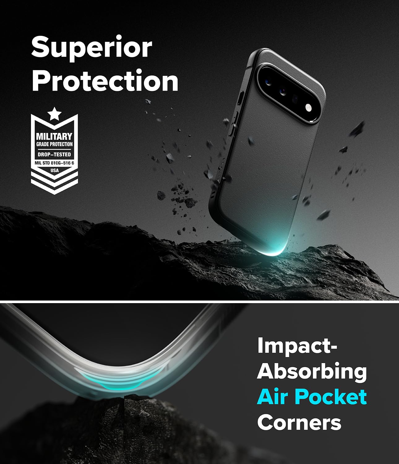 Ringke Funda y Protector Pantalla para Pixel 11 [Onyx Magnetic]