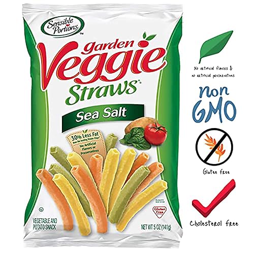 Miniatura 4 de Sensible Portions Veggie Straws - Sal marina, 5 onzas