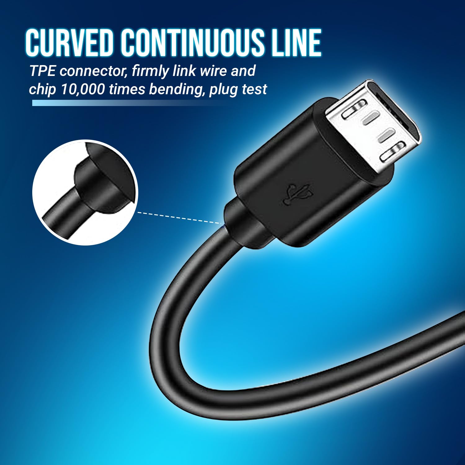 Universal 5V 500mAh Mobile Charger for Keypad Phones – Compatible with Nokia, Samsung, Intex, Lava, Jio Bharat, Feature Phones, Basic Handsets,Reliable Low Power Charging Adapter- (Micro Cable) — Amazon image 2