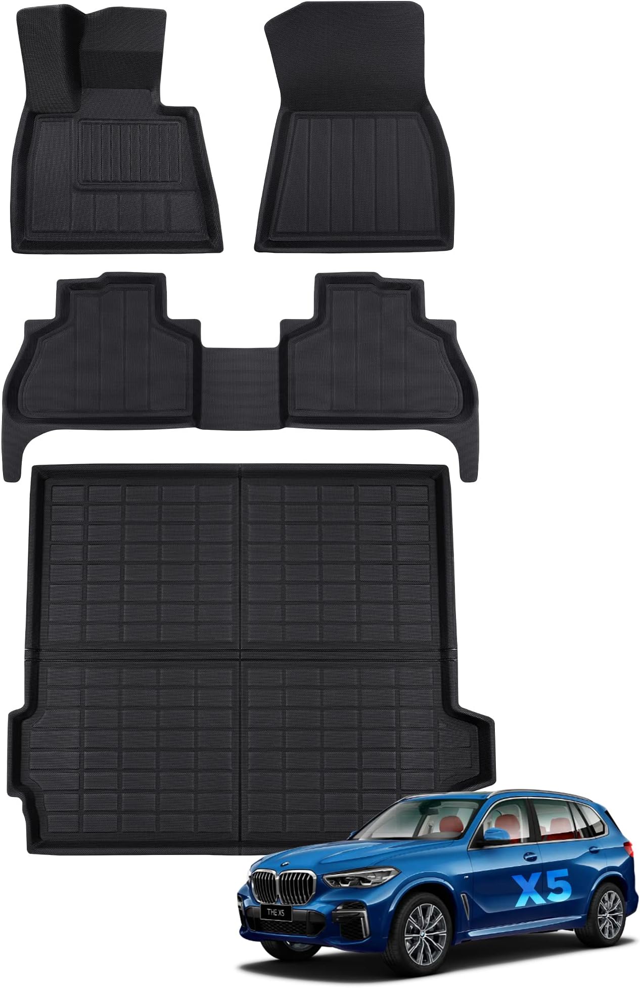 BMW 51472458559 Rubber Floor Liners for G05 X5, G06 X6