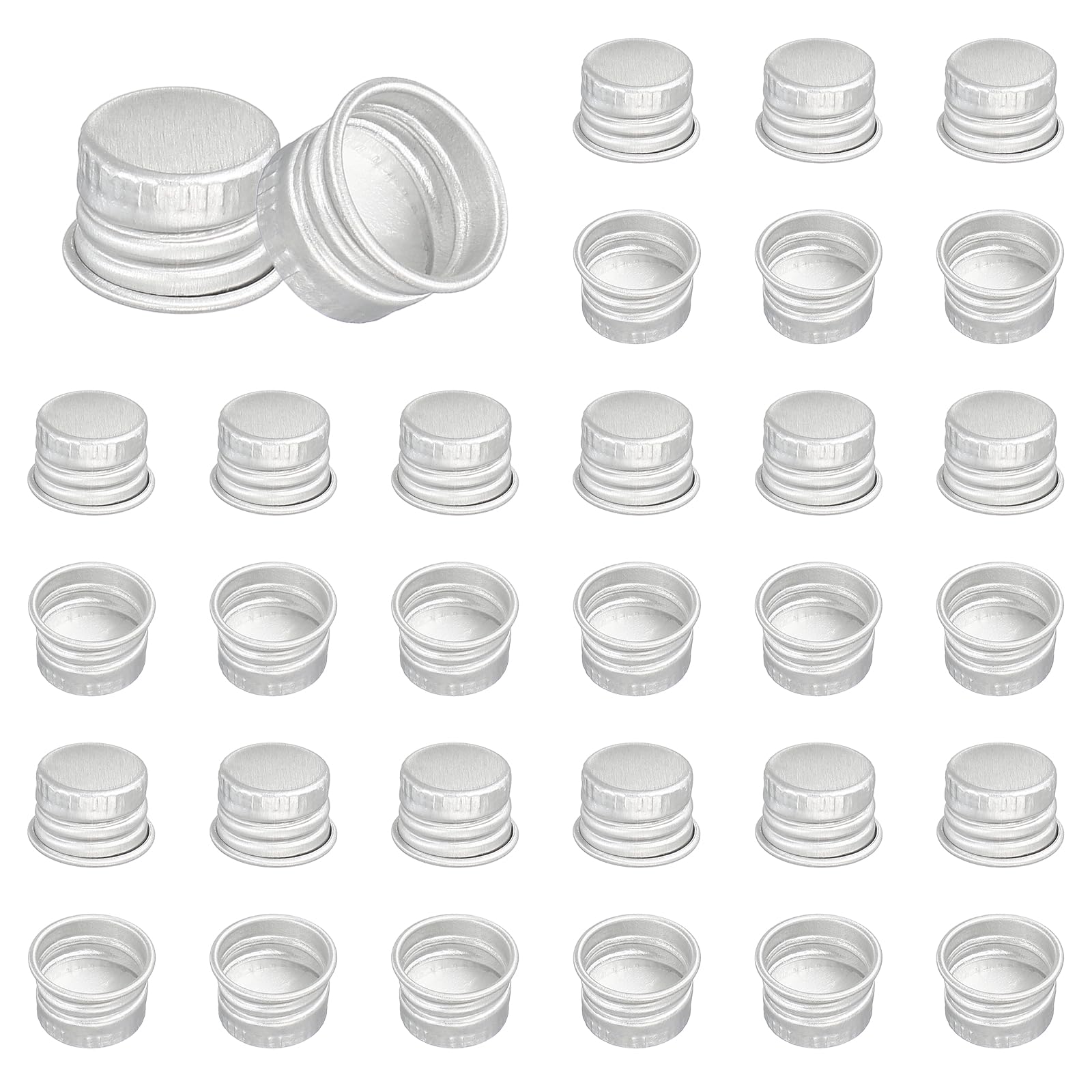 PATIKIL 31mm Aluminum Metal Round Mason Jar Screw Lids 54 Pcs Silver Tone — Amazon image 16