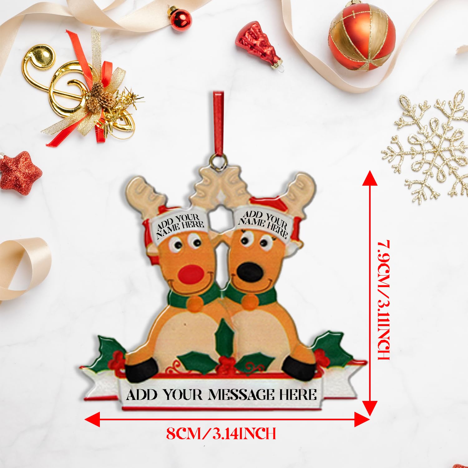 2024 Boules De Noël,Ornements De Noël Personnalisés Avec Nom Et Bénédiction,Magnifiques Ornements En Résine,Ornements De Sapin De Noël Personnalisés,Cadeaux De Noël Pour La Famille Et Les Amis