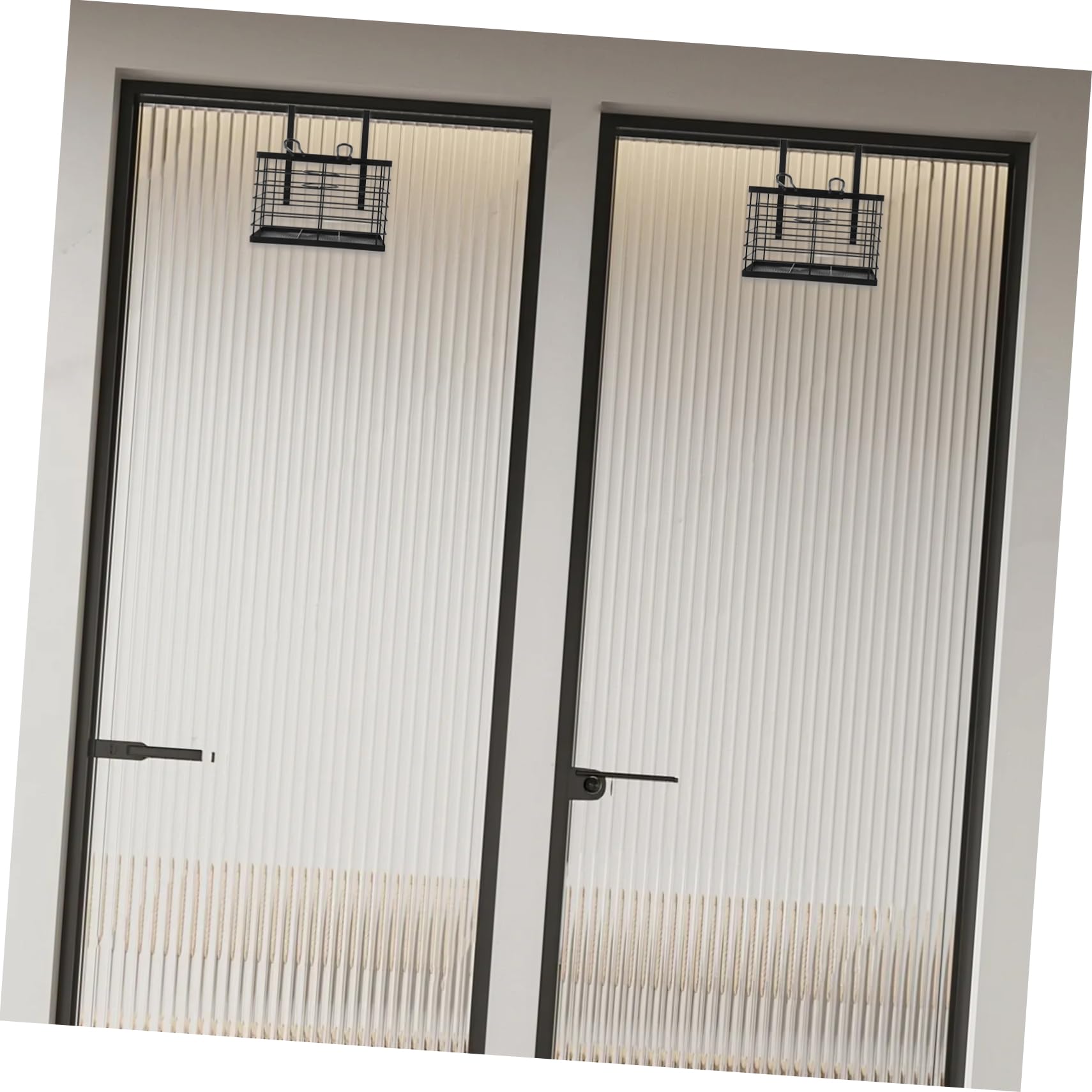TOPBATHY Porta Phon da Muro in Ferro Nero, Porta Asciugacapelli per Porta | Organizer Bagno da Appendere, Mensola per Asciugacapelli, Spazio per Piccoli Oggetti e Ferro Arricciacapelli