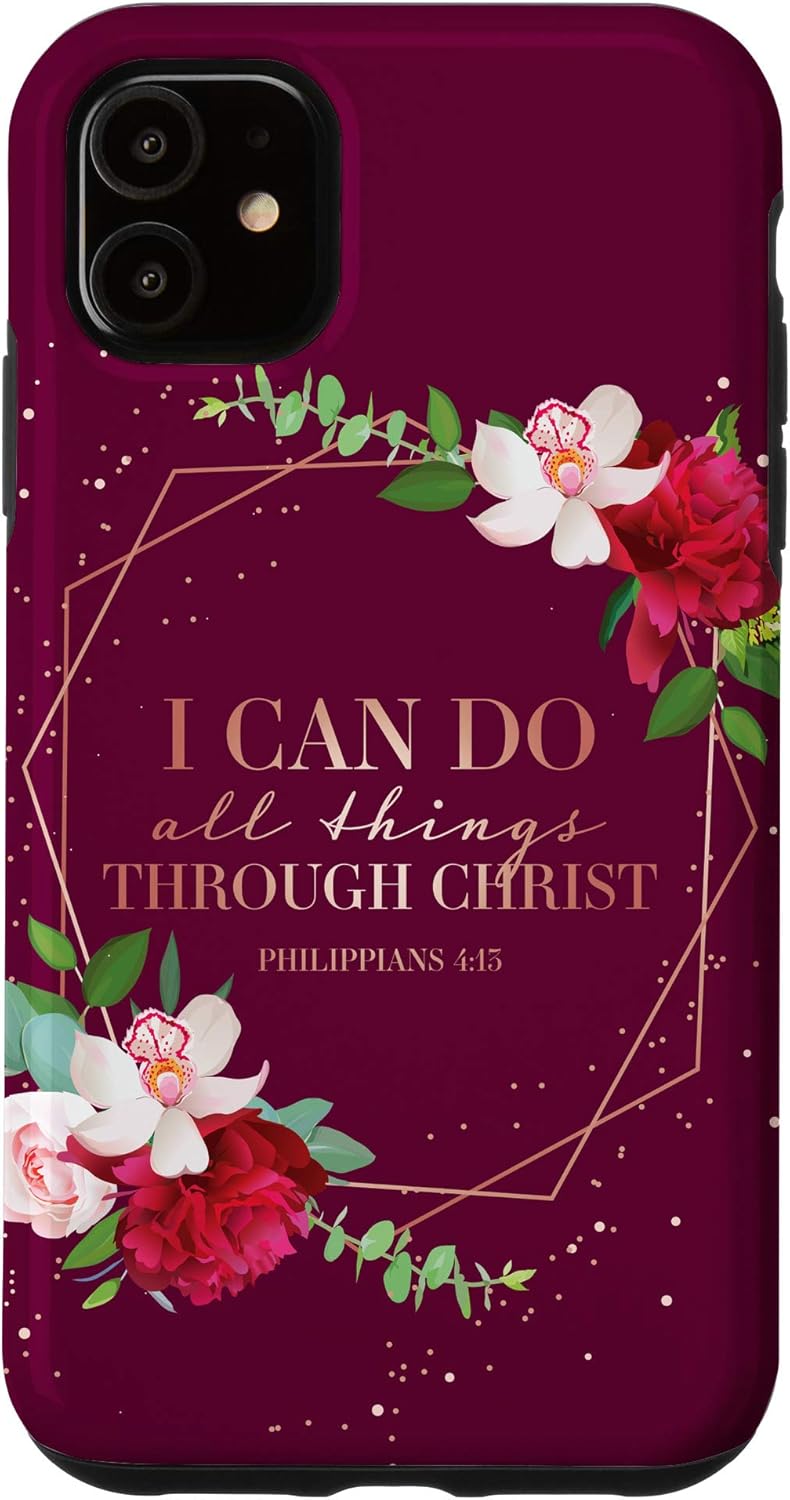 iPhone 11 Religious Faith God Jesus Christ Christian Bible Verse Phone Case