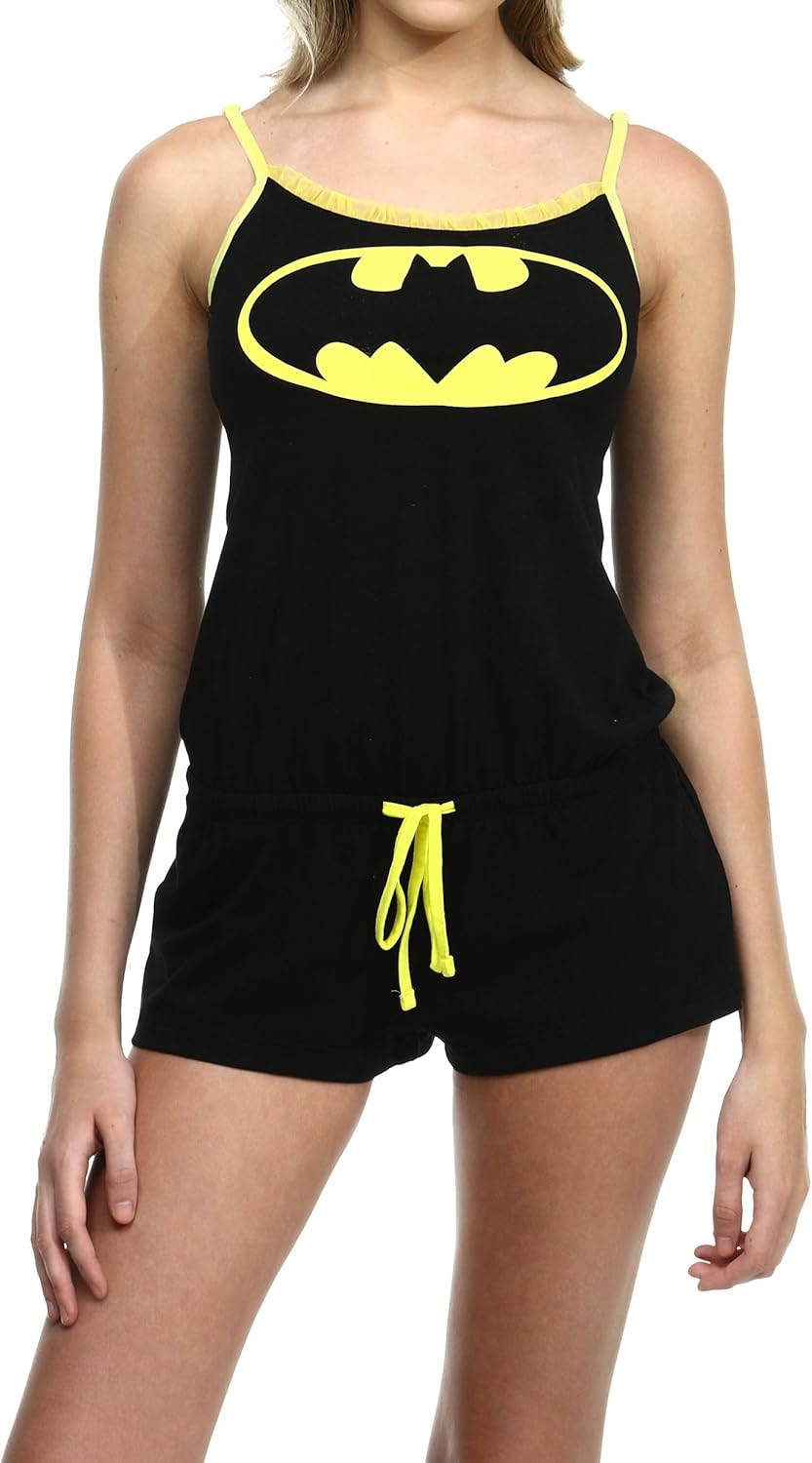 DC Comics Batman Sleeveless Cami Romper