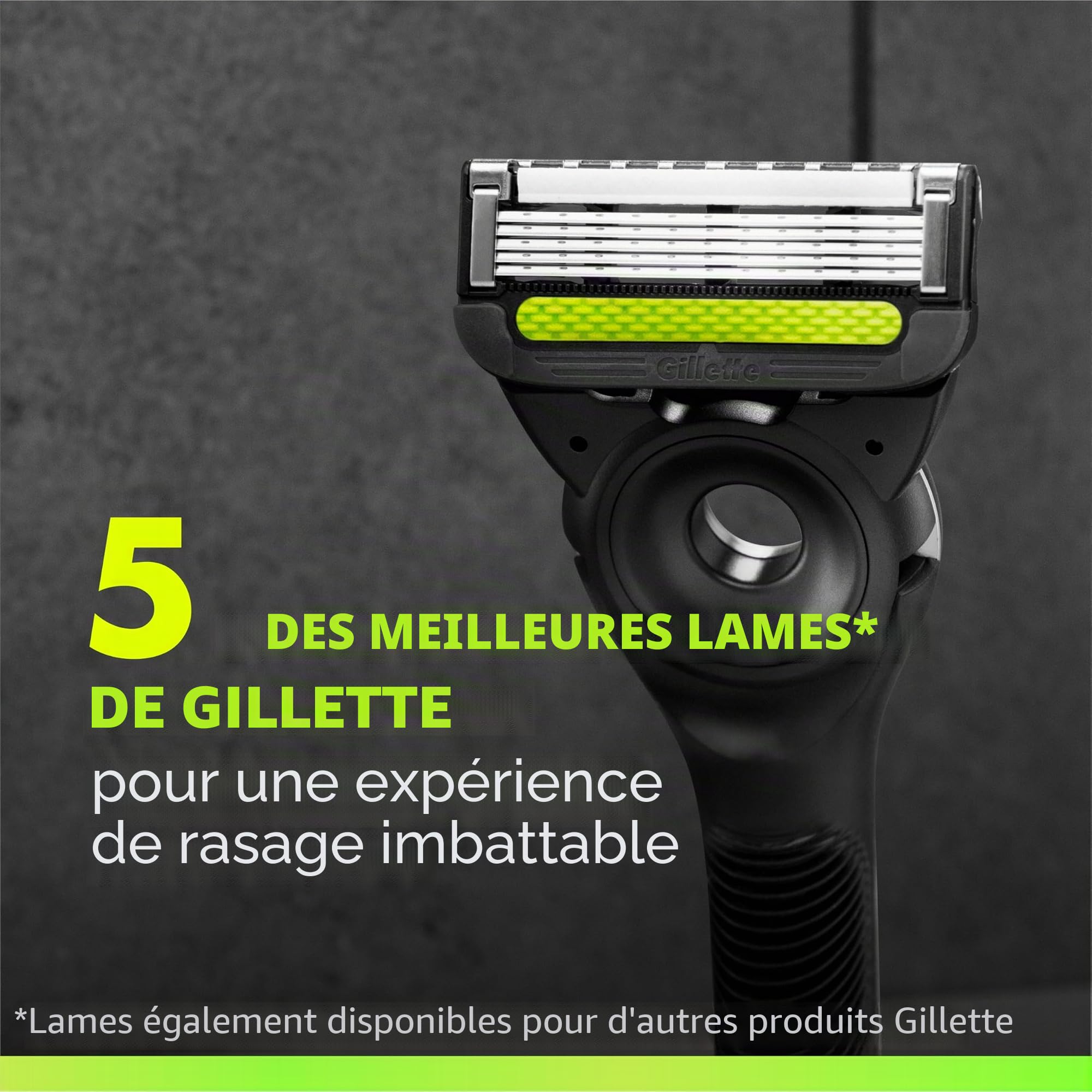 Gillette Labs Lames de rasoir pour homme, 9 lames de rechange, compatibles avec tous les rasoirs GilletteLabs (y compris le rasoir chauffant)