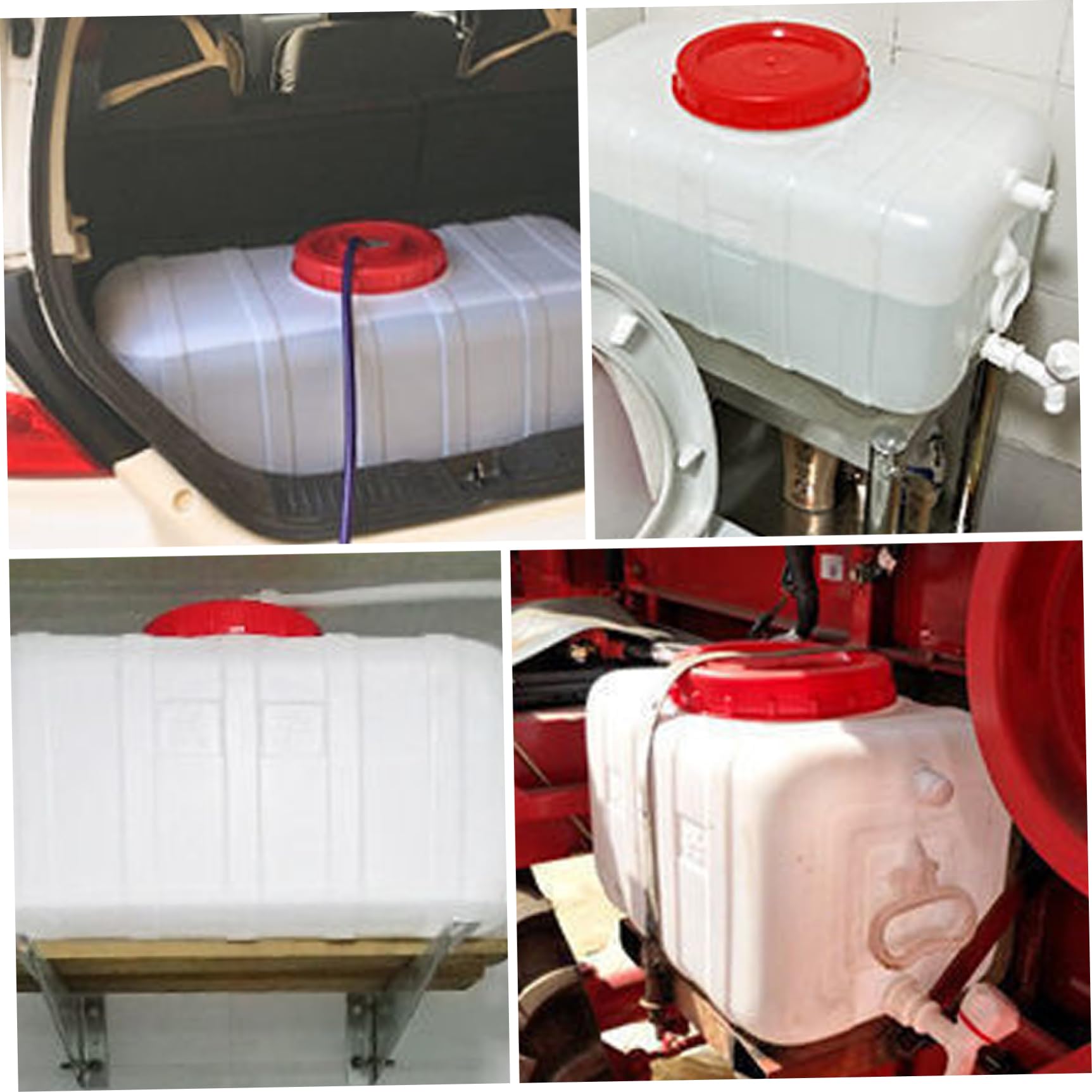 Serbatoio dell'acqua portatile, contenitori per lo stoccaggio dell'acqua in plastica da 30 litri con rubinetto e tubo flessibile per campeggio, , camion, preparazione alle emergenze, contenitor