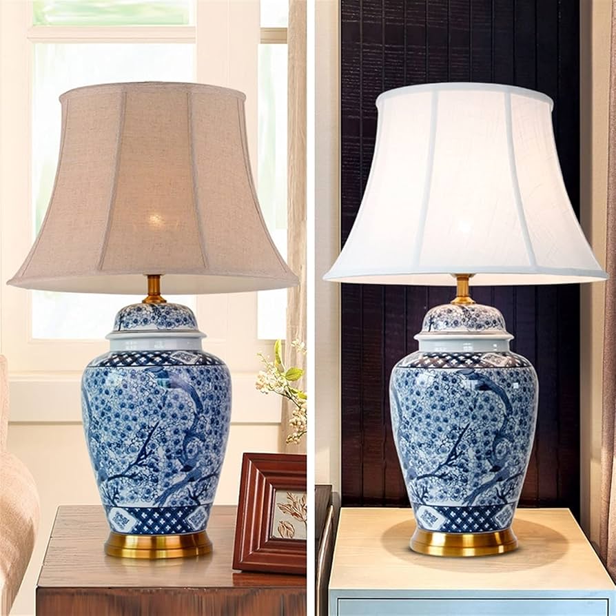 Amazon.com: TXGJWRA LED Desk Lamp Asian Traditional Chinese