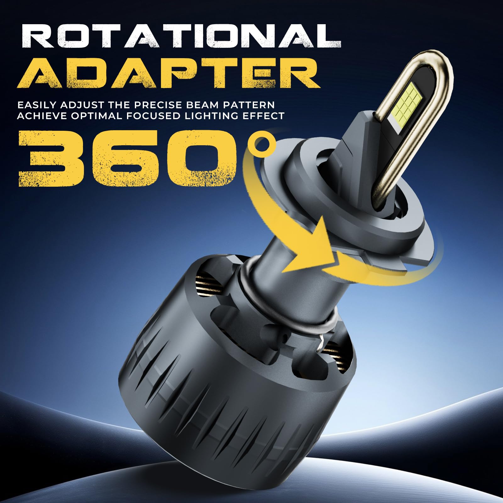 KOYOSO H7 LED Lampadina 180W 40000LM, Super Luminosa 6500K Bianco Freddo, CANBUS Ready Nessun Errore, Plug&Play Kit di Aggiornamento per Alogena Auto, Abbagliante e Anabbagliante perVeicolo 12V, Confe