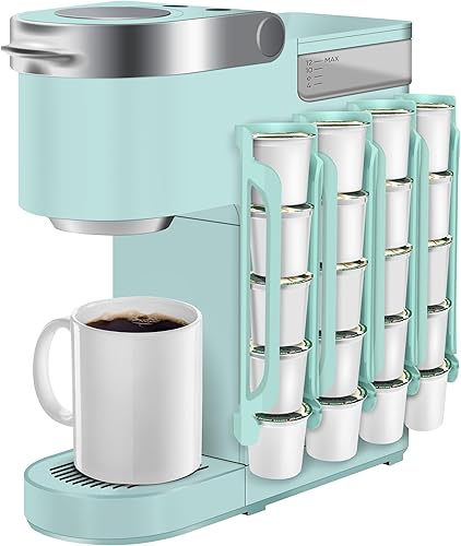 Miniatura 9 de Kcup - Soporte para cápsulas de café soporte lateral de almacenamiento K para Keurig soporte para cápsulas K organizador de almacenamiento de pared