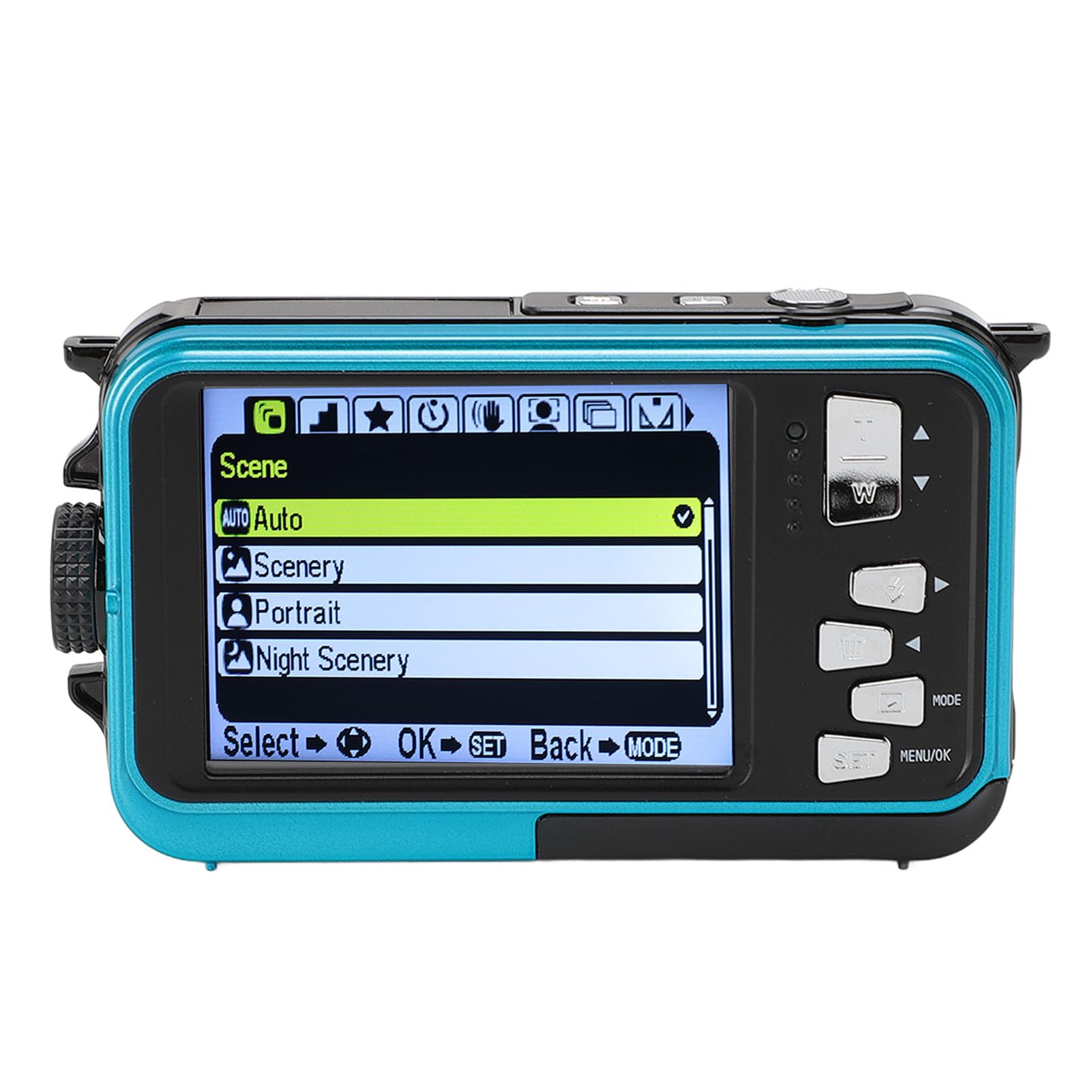 Fotocamera Subacquea 4K 48MP Impermeabile Fino A 10 Metri - Doppio Schermo Per Selfie Sott'acqua - Foto 3