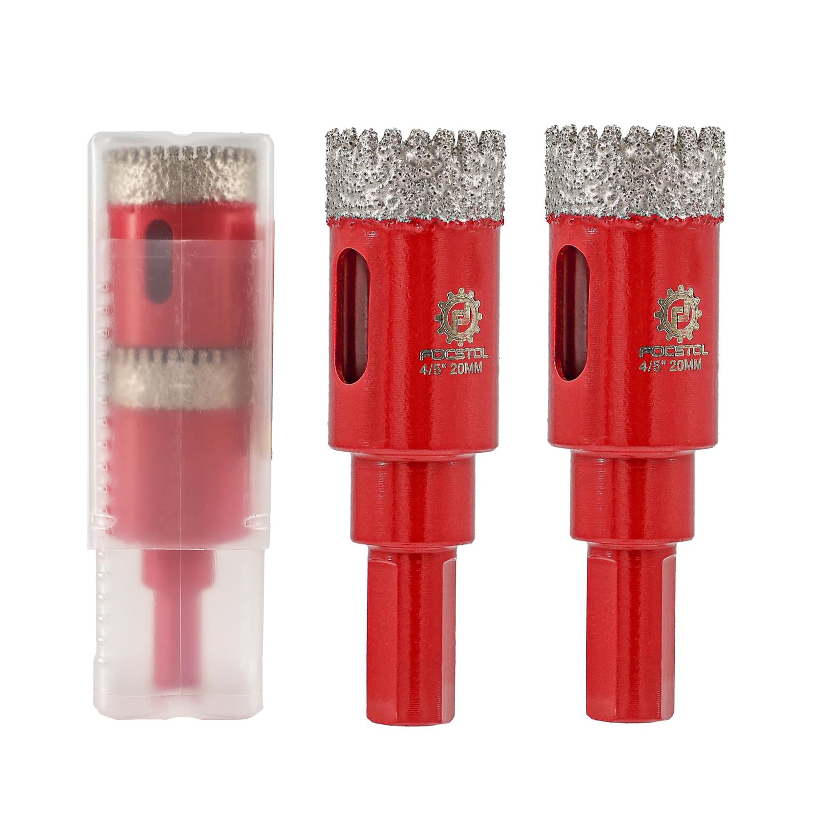 Punte Trapano Diamantate 35mm - 2 Pezzi Per Porcellanato, Ceramica E Marmo | Con Gambo A Triangolo - Foto 4