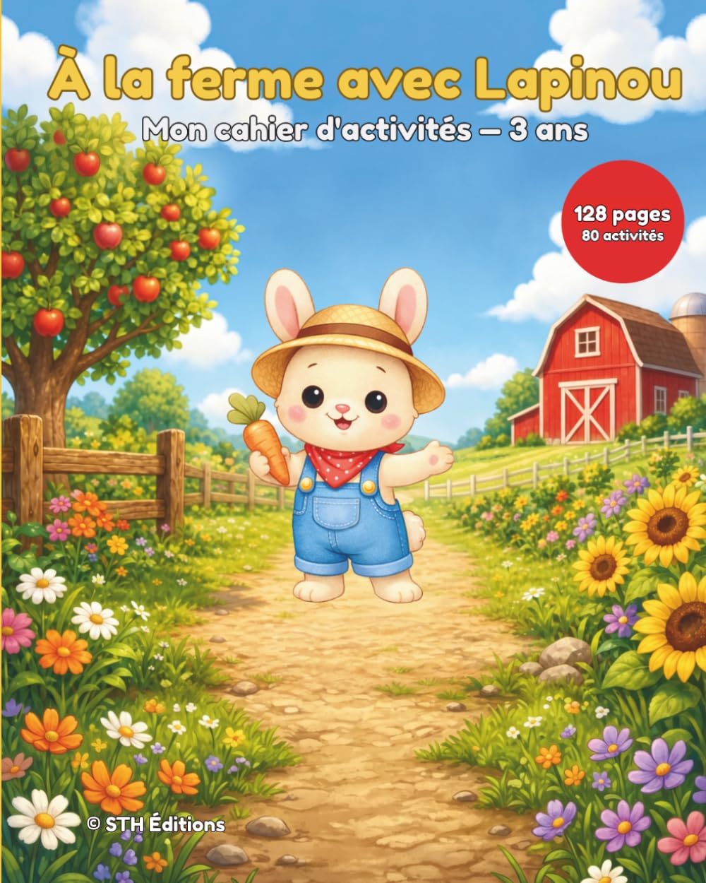 À la ferme avec Lapinou: Mon cahier d'activité - 3 ans (Collection Lapinou)
