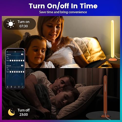 Miniatura 4 de Barras de luz LED inteligentes, retroiluminación Borllyem LEDIC+WW para TV con cuentas de luz dobles, control de aplicación, control remoto RF,