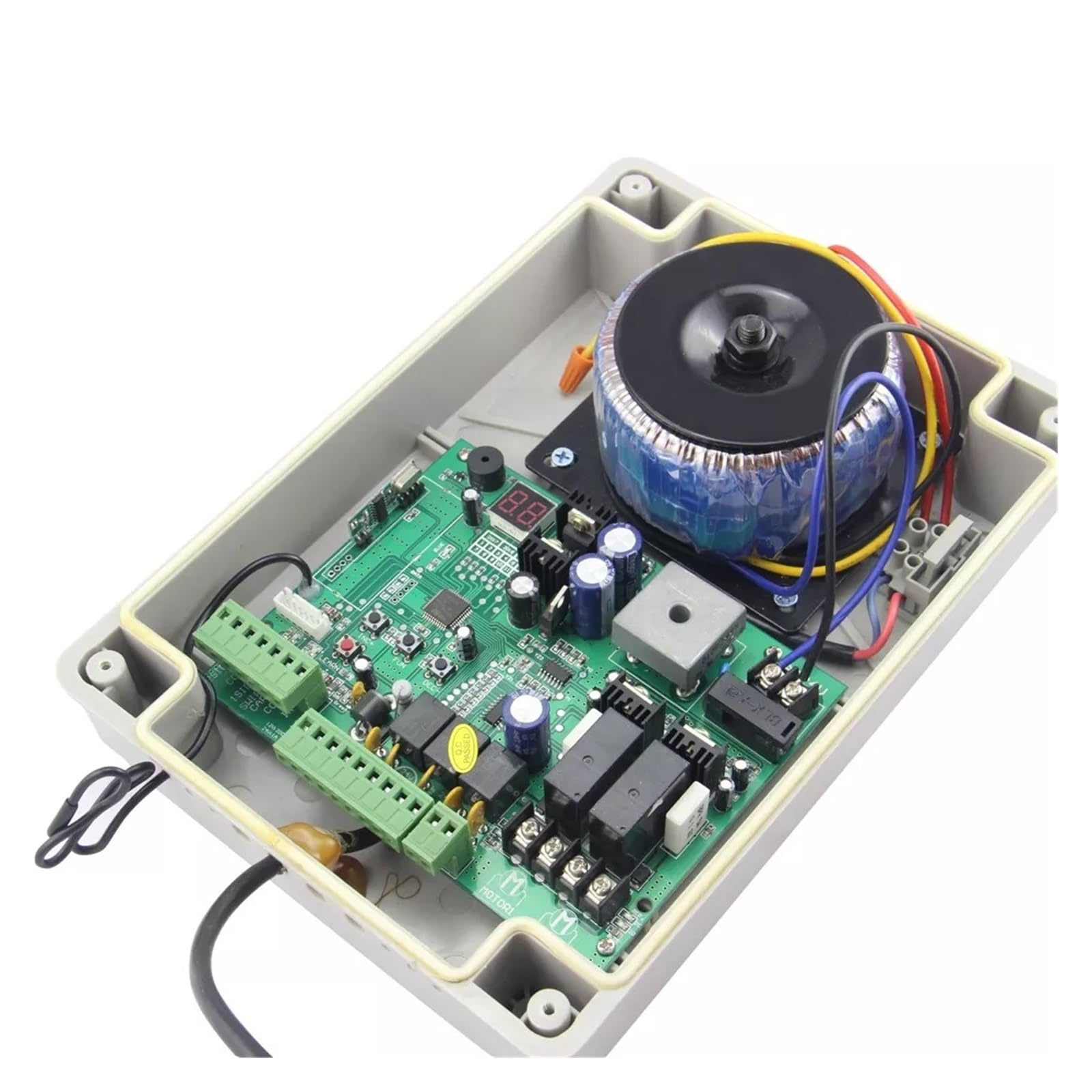 Elektrischer TüRöFfner, 12V/24V-Platine for automatische Doppelarm-Schwenktoröffner-Steuerplatine, intelligentes Kontrollzentrumssystem, Austausch der Beschläge(KIT)