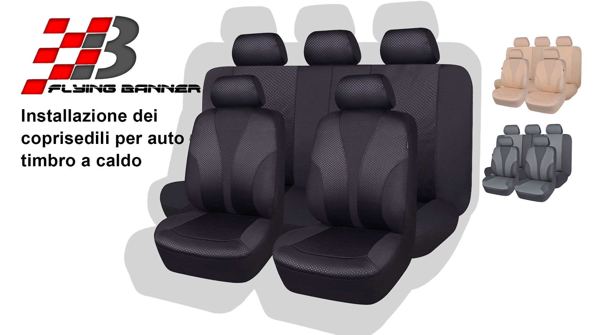 FIA SP87-36 NERO Custom Fit Coprisedile anteriore Split Seat 40/20/40 - Policotone, (nero