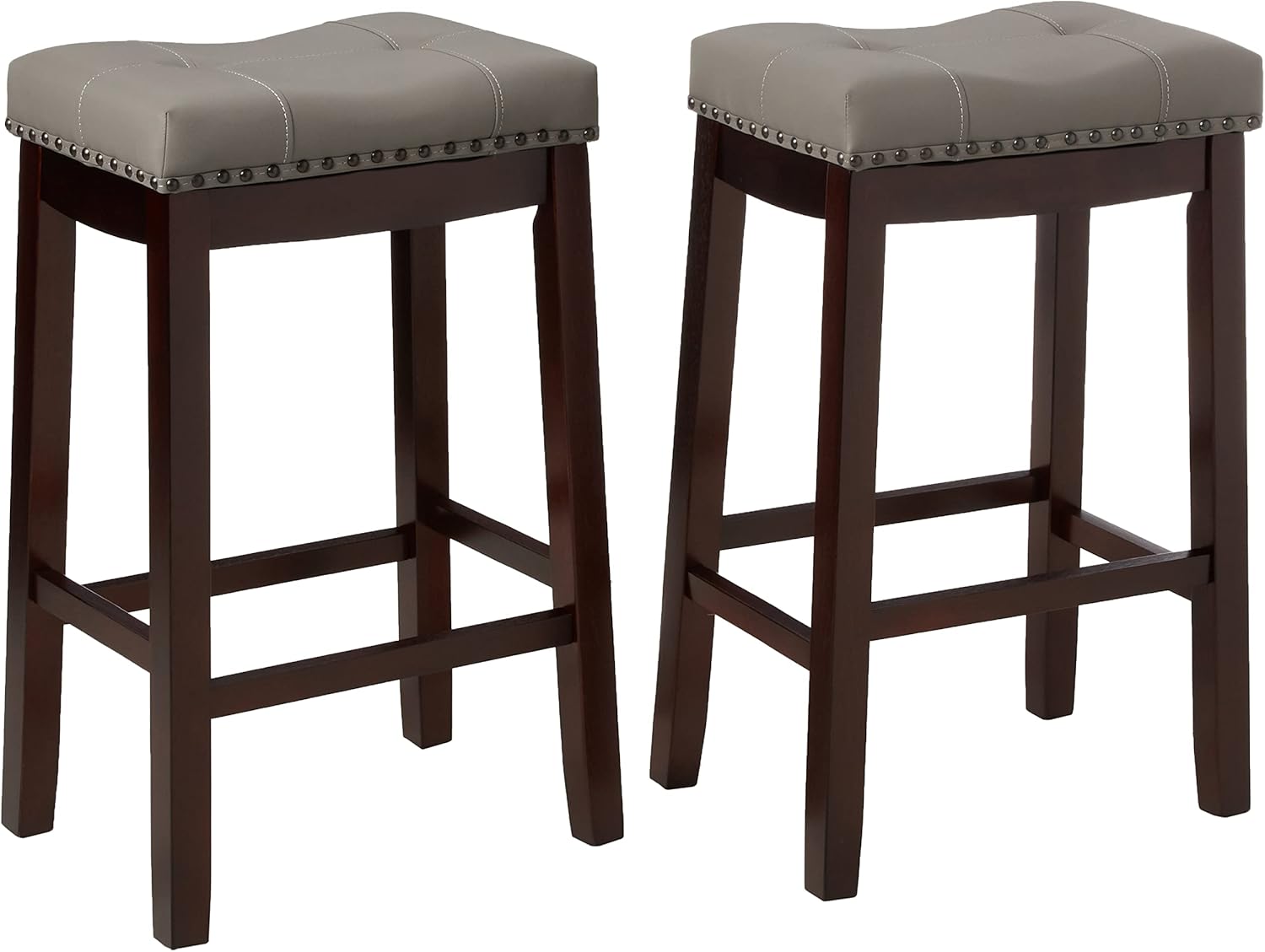Angel Line Cambridge Bar Stools, 29" Set of 2, Espresso