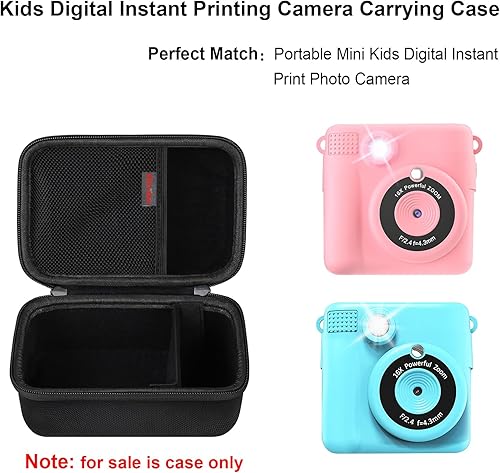 Miniatura 2 de ESOXOFFOREGKTZAnchiooWEEFUN 1080P HD 0 Ink - Estuche de transporte para cámara fotográfica de impresión instantánea, portátil, mini cámara de