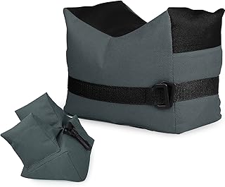 Twod Outdoor Shooting Rest Bags Target Sports Shooting Bench Rest Front & Rear Support SandBag Stand Holders for Gun Rifle Shooting Hunting Photography - Unfilled - TW TWOD