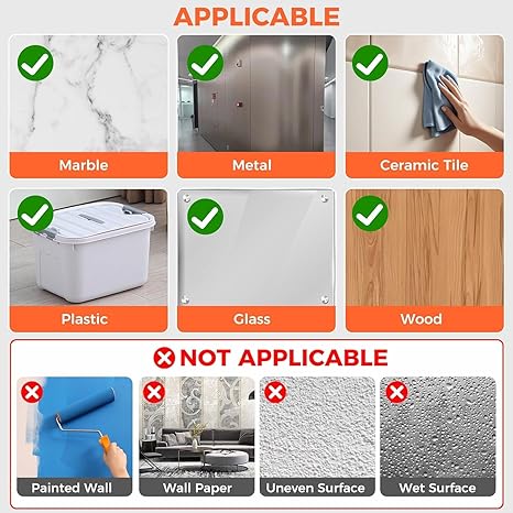 UB Unity Brand Multipurpose Double Sided Tape Heavy Duty - Adhesive Silicone Tape, Heat Resistant, Multi-Functional, Removable, Washable, Reusable Anti-Slip Gel Nano Grip Tape- 3 Meter - Image 3