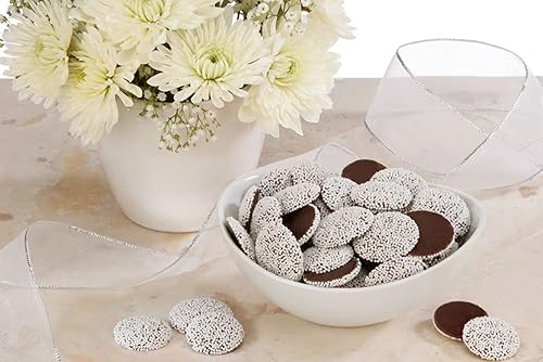 Miniatura 9 de By The Cup White Nonpareils - Caramelo de chocolate negro semidulce bolsa a granel de 2 libras