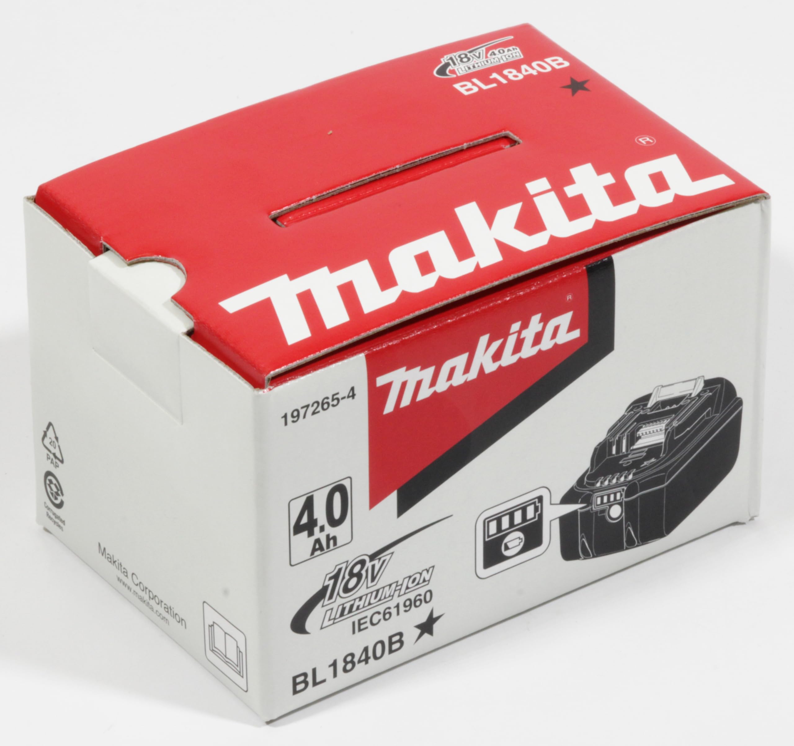 Makita BL1840B, Batería 18V 4,0Ah