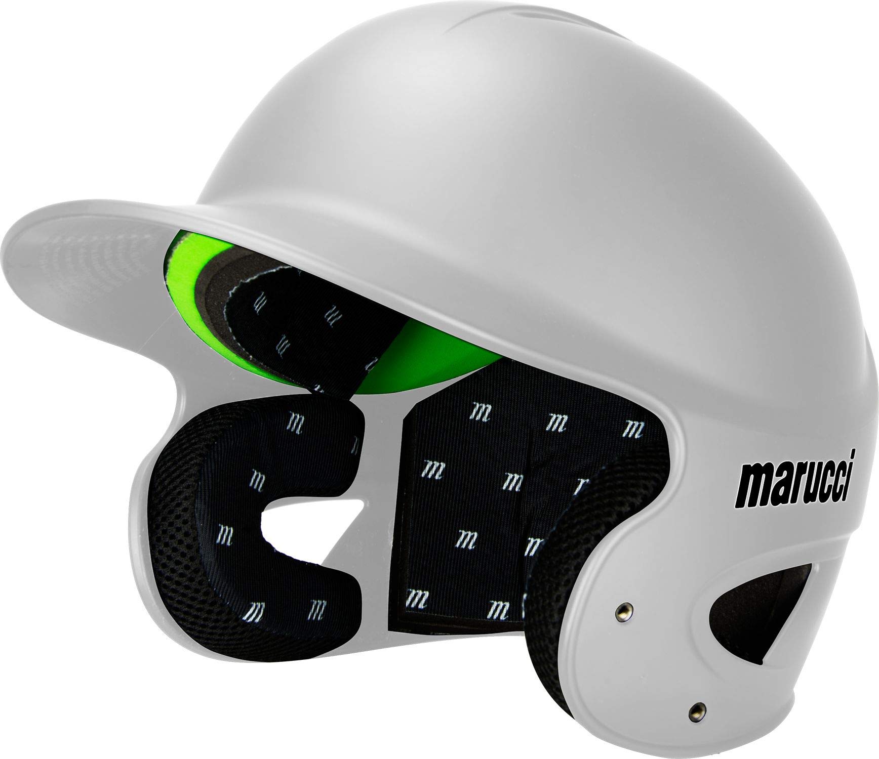 Marucci DuraSpeed Baseball Helmet, NOCSAE Certified, White, Large