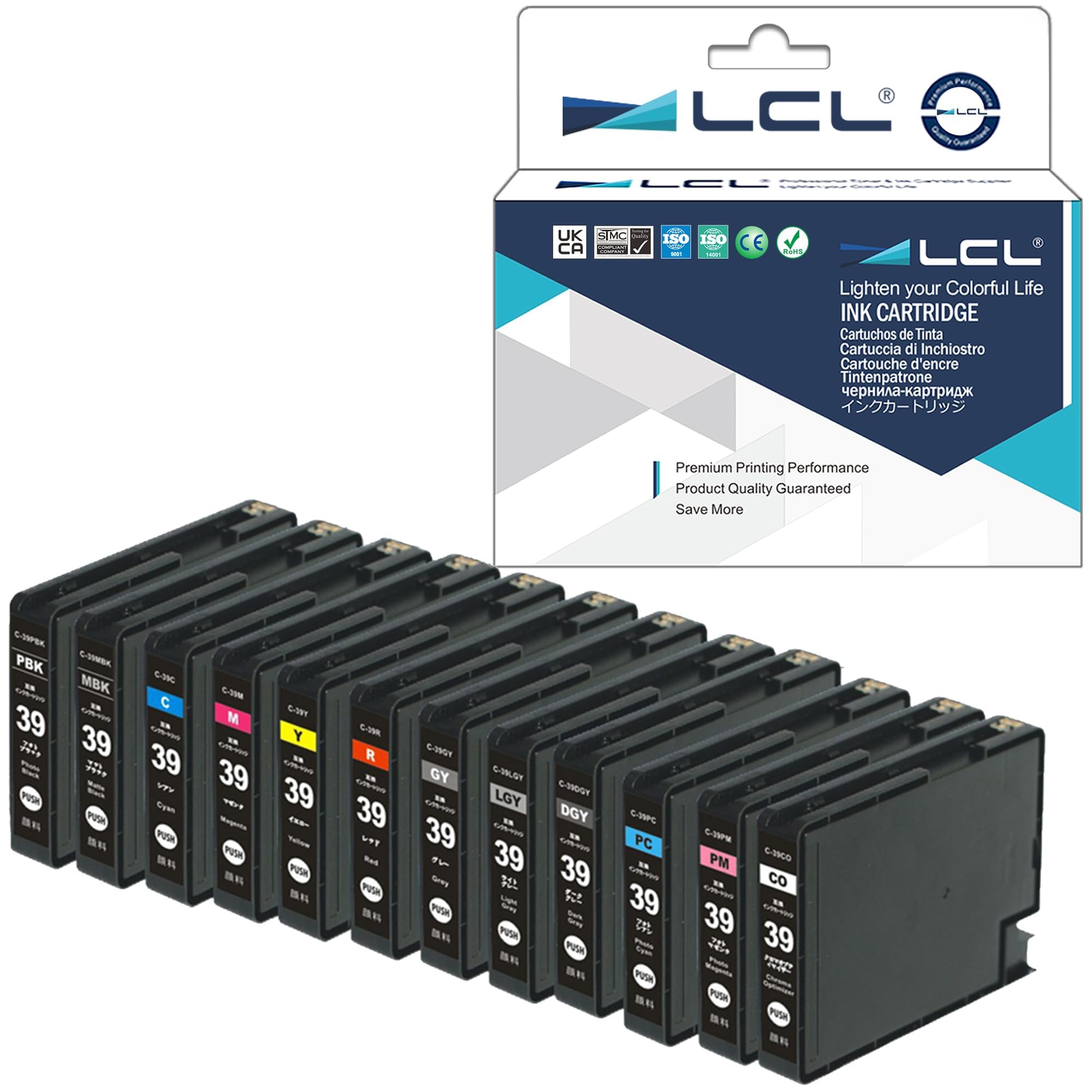 Amazon.co.jp: LCL Canon用 キャノン用 PGI39 PGI-39 互換インク Amazon.co.jp: LCL Canon用 キャノン用 PGI39 PGI-39 互換インク