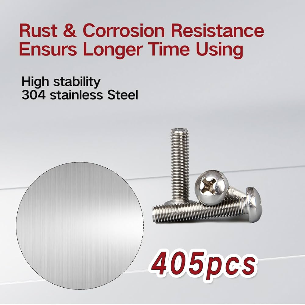 Amazon.co.jp: Zmbroll なべ頭小ネジ #4-40#6-32#8-32 ナット