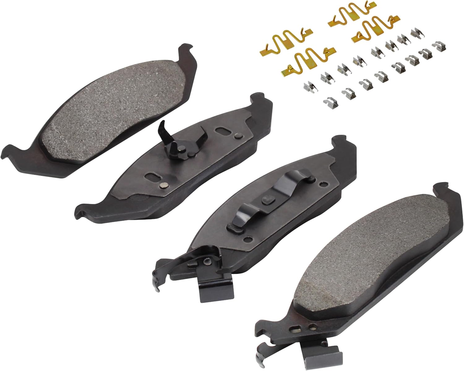 QUALITY-BUILT Front Semi-Metallic Brake Pads, Black Series 1003-0650M, Compatible with 1995-2003 Chrysler/Dodge/Mercedes-Benz/Plymouth (A160,A190,Breeze,Cirrus,Sebring,Stratus)