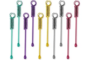 Prasacco 10-Piece Alloy Mini Spoons: Perfect for Spices, Salts, and More