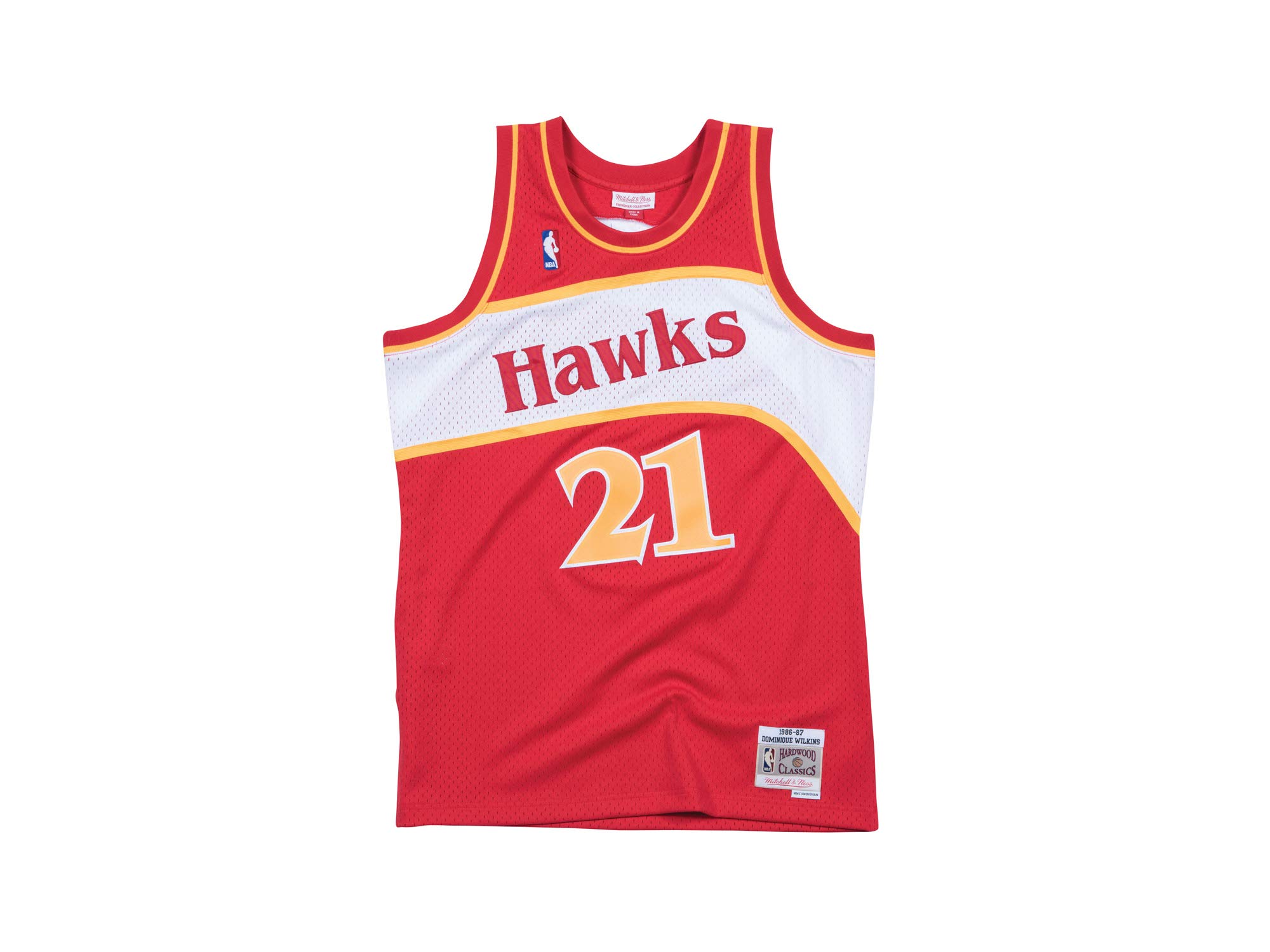 Mitchell & Ness NBA Swingman - Camiseta 2.0 A.Hawks - D.Wilkins Camiseta Unisex Adulto (Pack de 1)