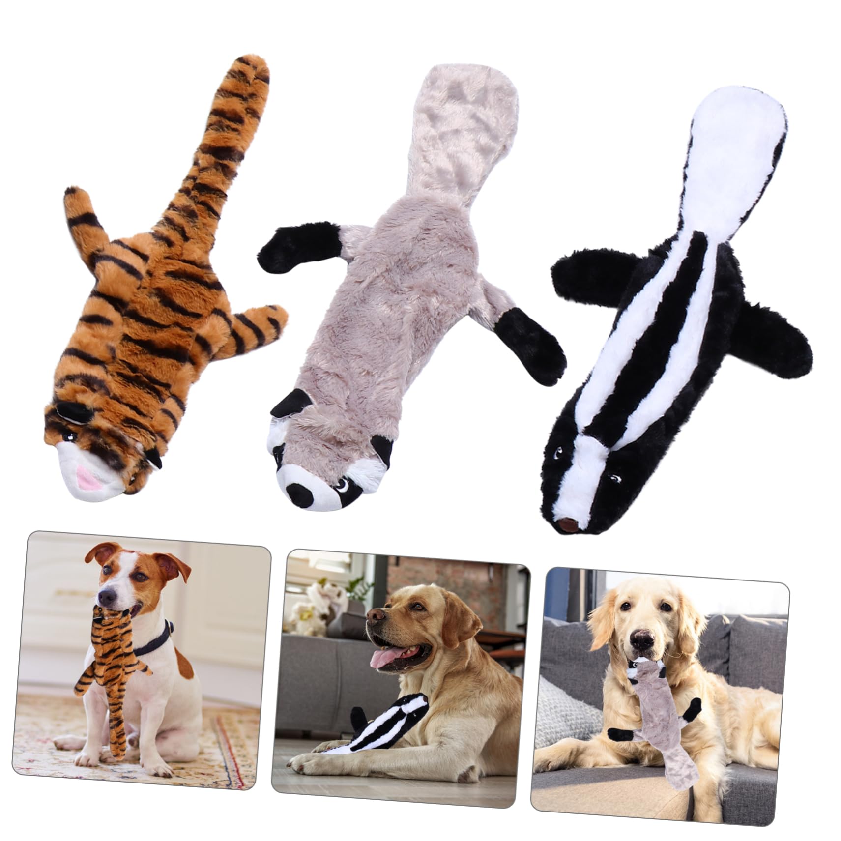 Toddmomy 6piezas Juguete De Molar De Peluche para Perros Juguete Sonoro para Mascotas para Masticar y Limpiar Dientes