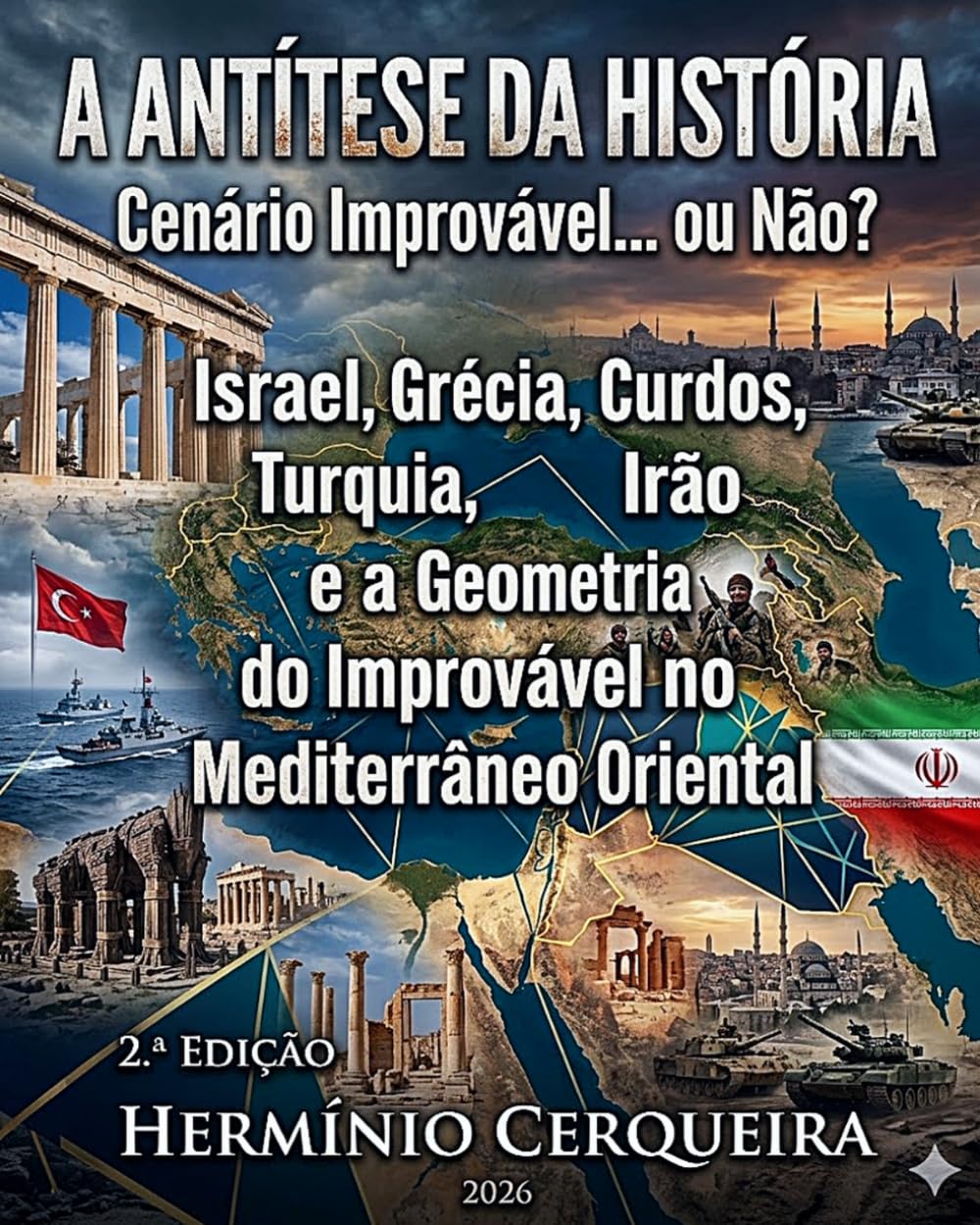 A ANTÍTESE DA HISTÓRIA Cenário Improvável… ou Não?: Israel, Grécia, Curdos, Turquia, Irão e a Geometria do Improvável no Mediterrâneo Oriental (HERMINIO CERQUEIRA - OS MEUS LIVROS & eBOOKS)