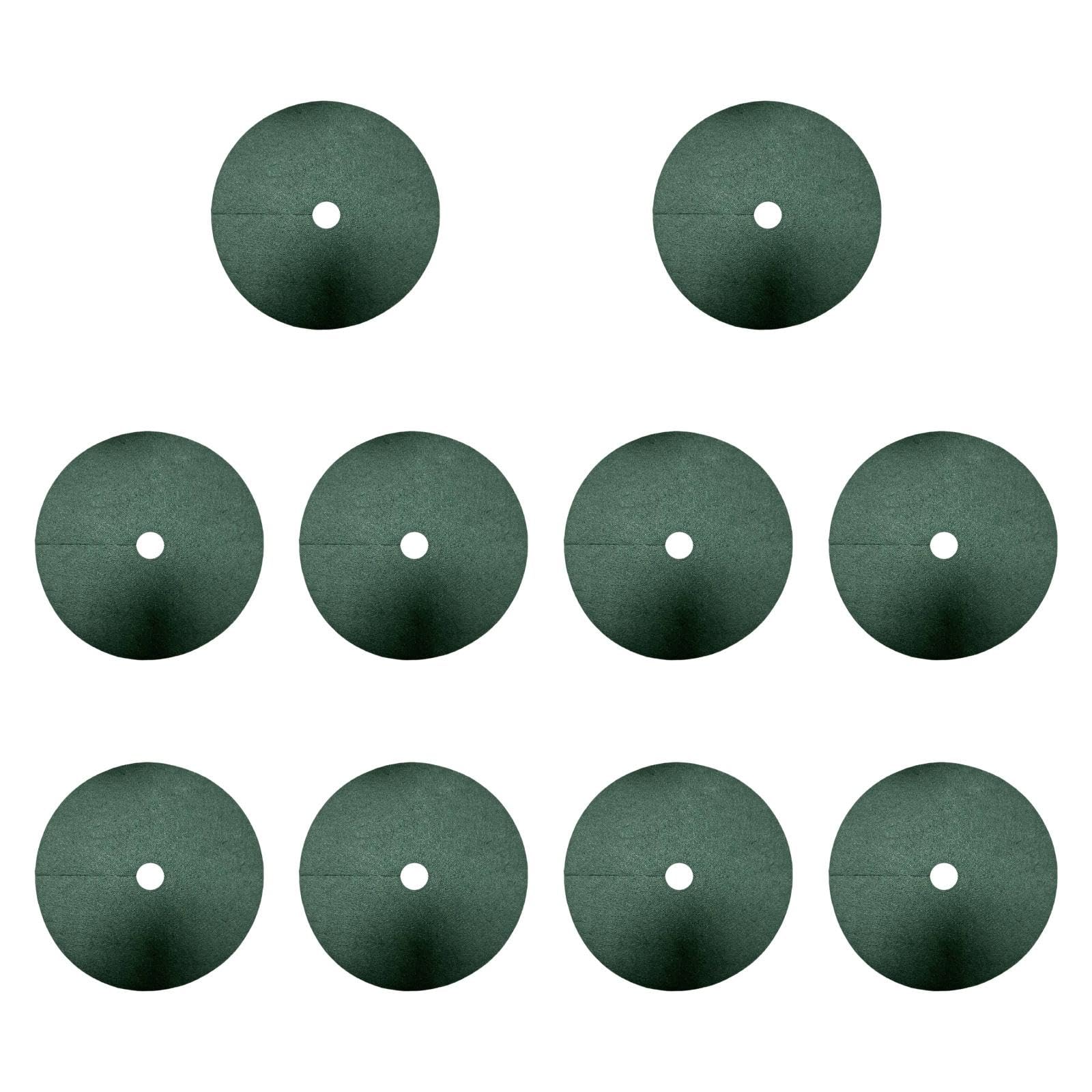 10 Anillos de Tela Barrera para de árboles, 82 Cm de 10 Cm de