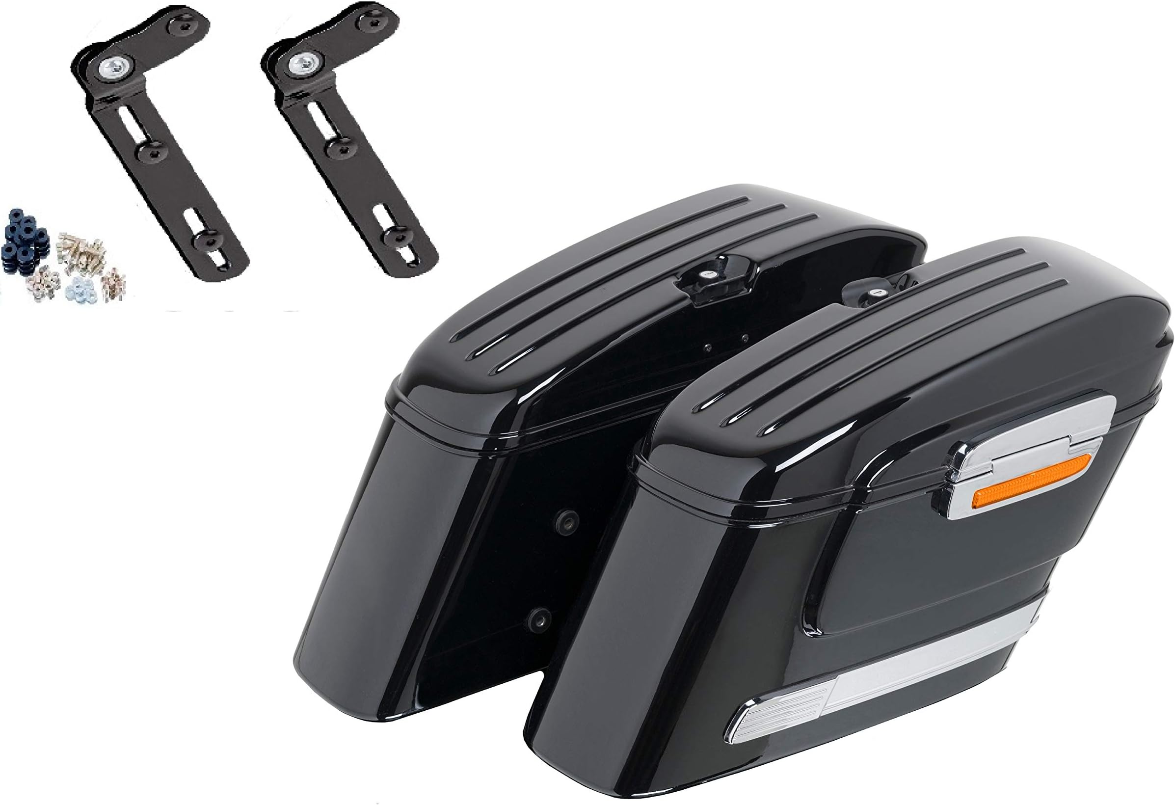 Customacces Hard Saddlebags American (Pair) 22L. + Mounting Kit TRIUMPH SPEEDMASTER (986ML2) '08-'10