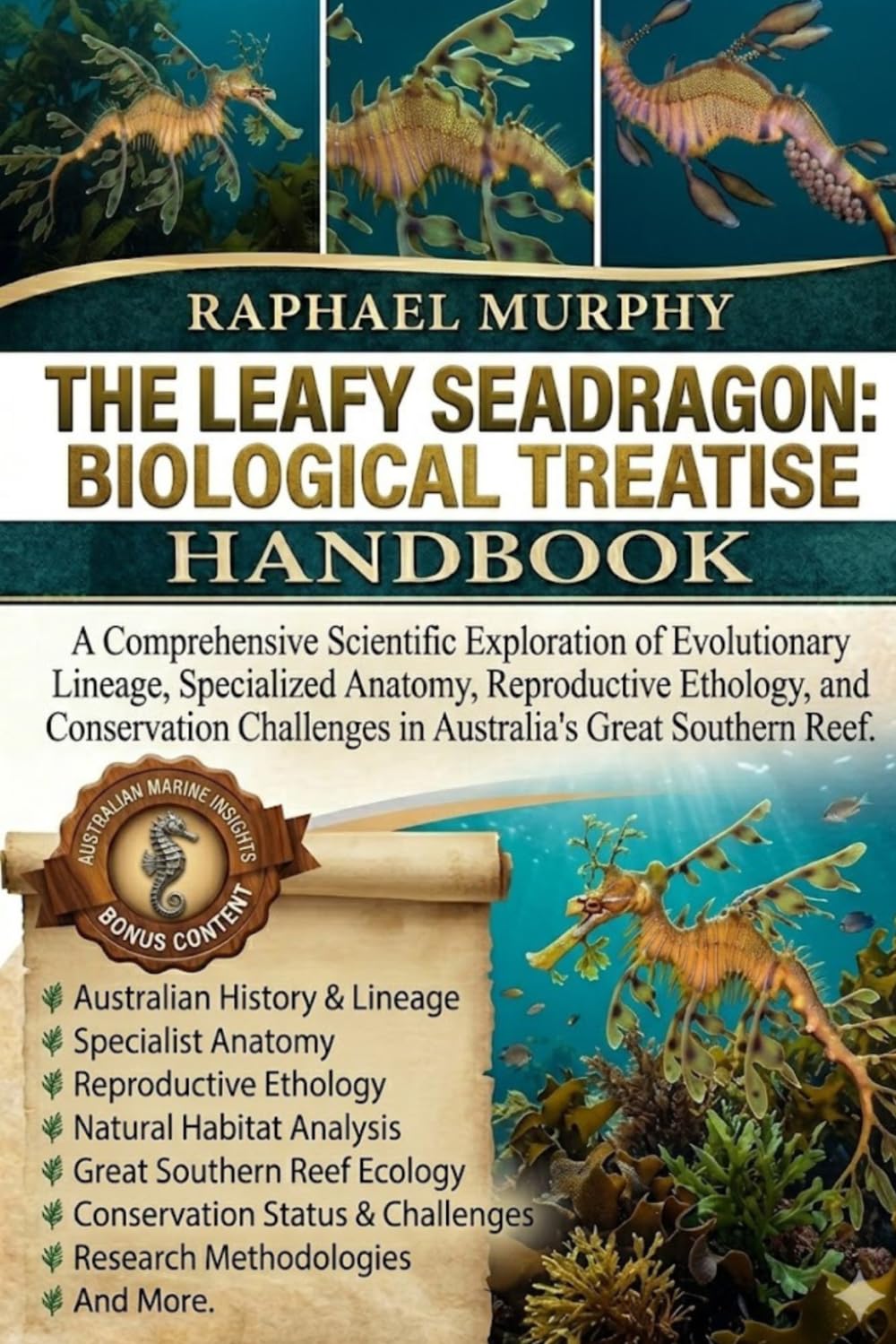THE LEAFY SEADRAGON: BIOLOGICAL TREATISE: A Comprehensive Scientific Exploration of Evolutionary Lineage, Specialized Anatomy, Reproductive Ethology, ... in Australia’s Great Southern Reef.