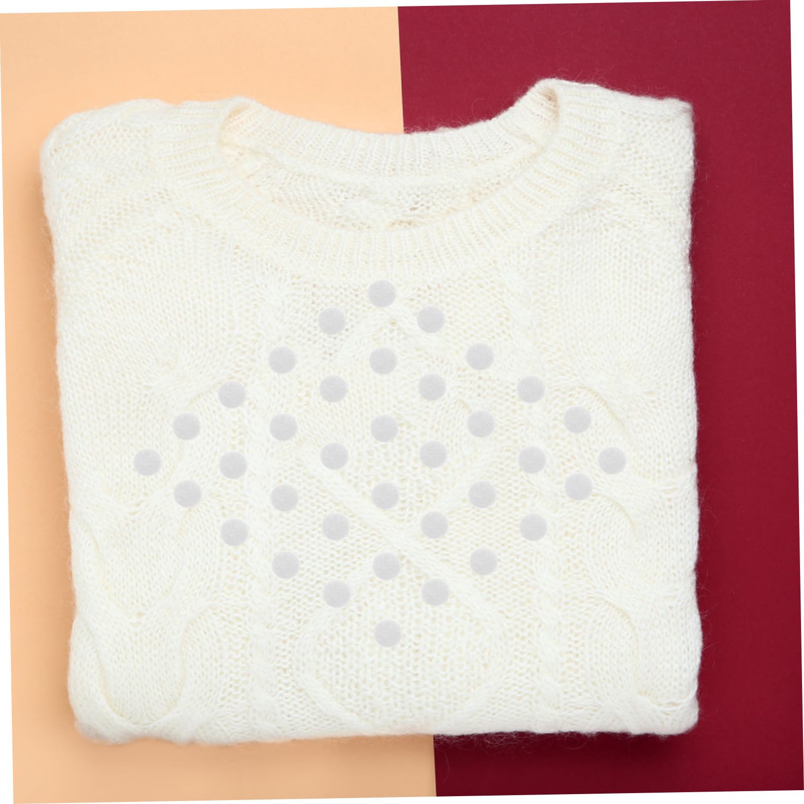 HAWILLOSCH Versatile Felt Circles Decorative Patches DIY Felt Sticker Set for Crafts Clothing Festive Decor